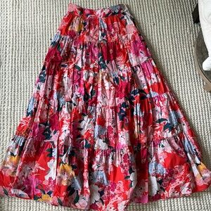 Cara Cara skirt- size M - floral maxi ! Perfect condition!